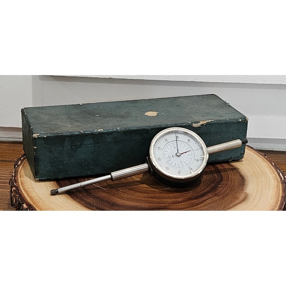 Vintage Made in Germany Dial Indicator 1 Inch Range 1/1000 Graduations 594045